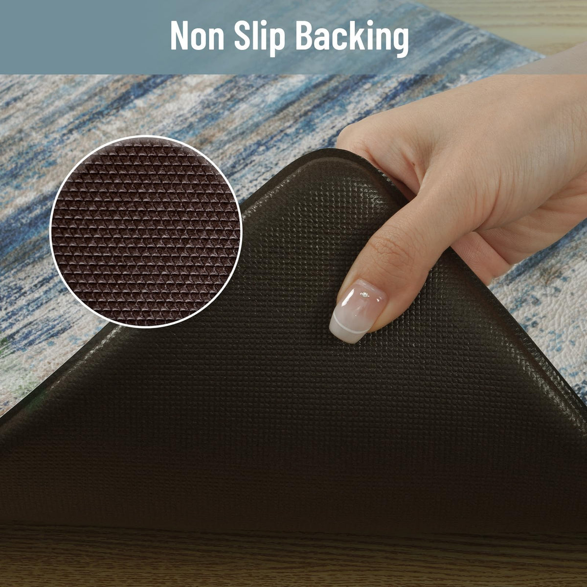 KIMODE non-slip bottom shown on a hard floor for stability