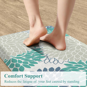 KIMODE Comfort Kitchen Mat front view emphasizes 12mm thickness for comfort