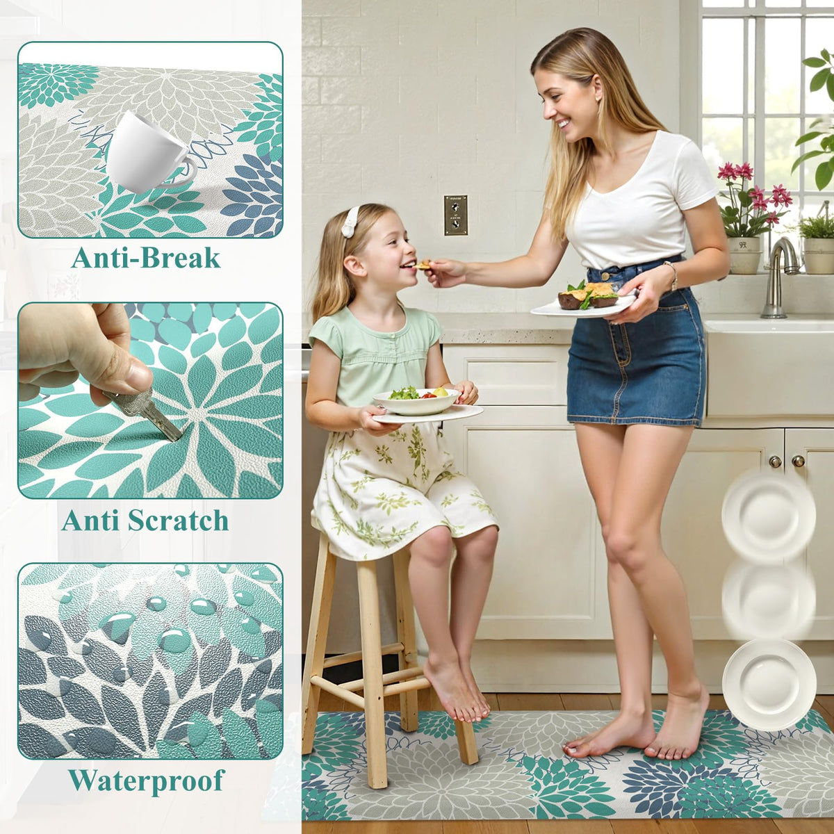 KIMODE Comfort Kitchen Mat ideal for laundry rooms and utility spaces