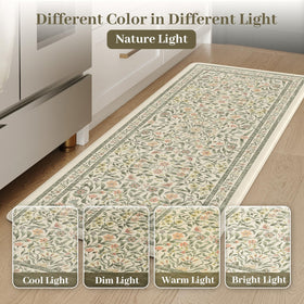 Kimode cushioned foam offers support at the sink and prep area.