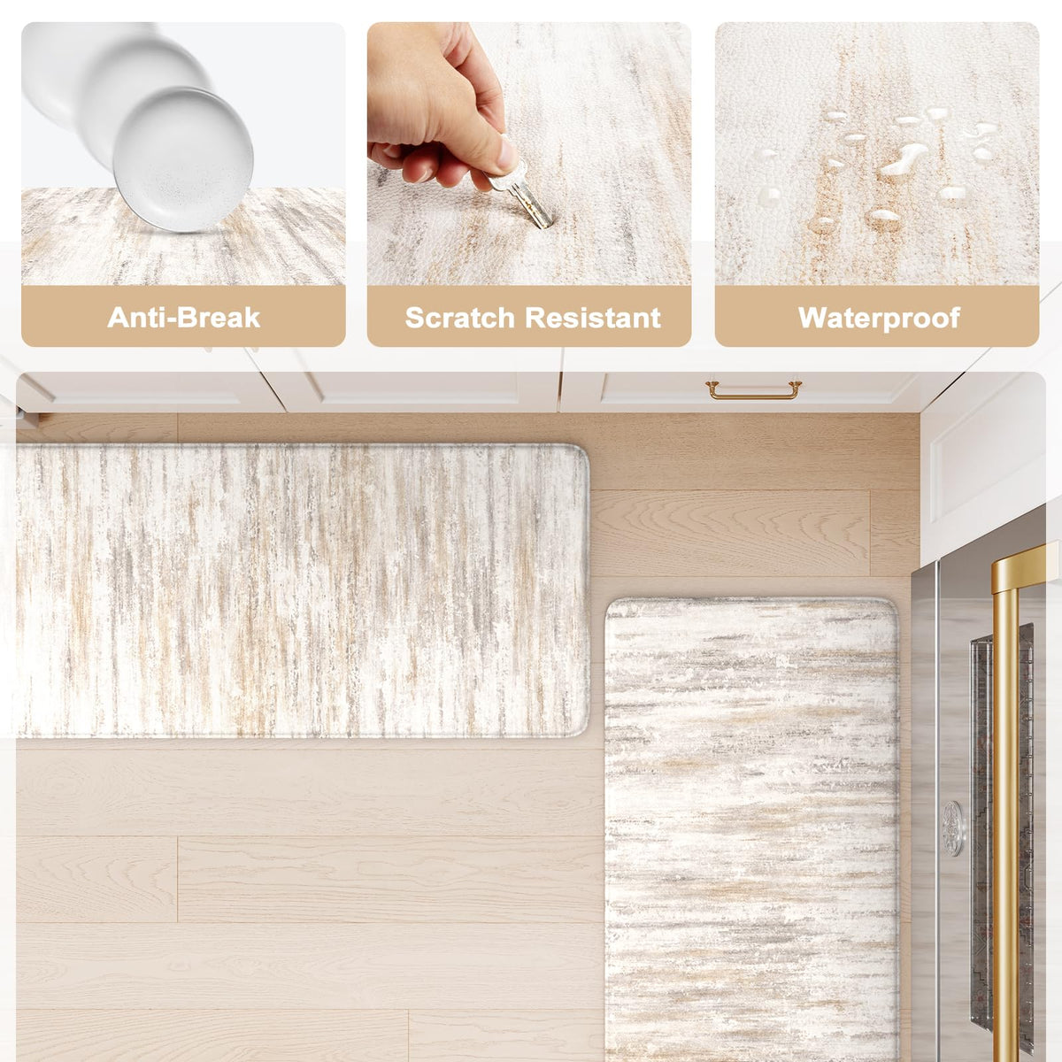 Kimode mats are easy to wipe clean or vacuum for daily use