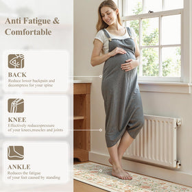 KIMODE floor-protecting mat with chic pattern enhances cozy ambiance