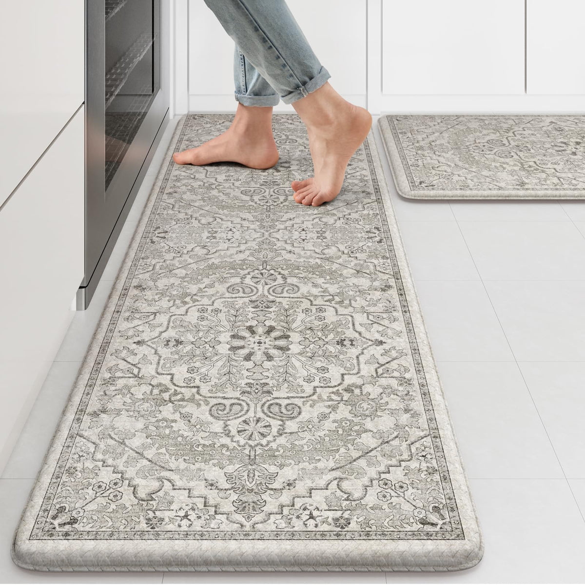 KIMODE anti-fatigue setup mat providing standing comfort.