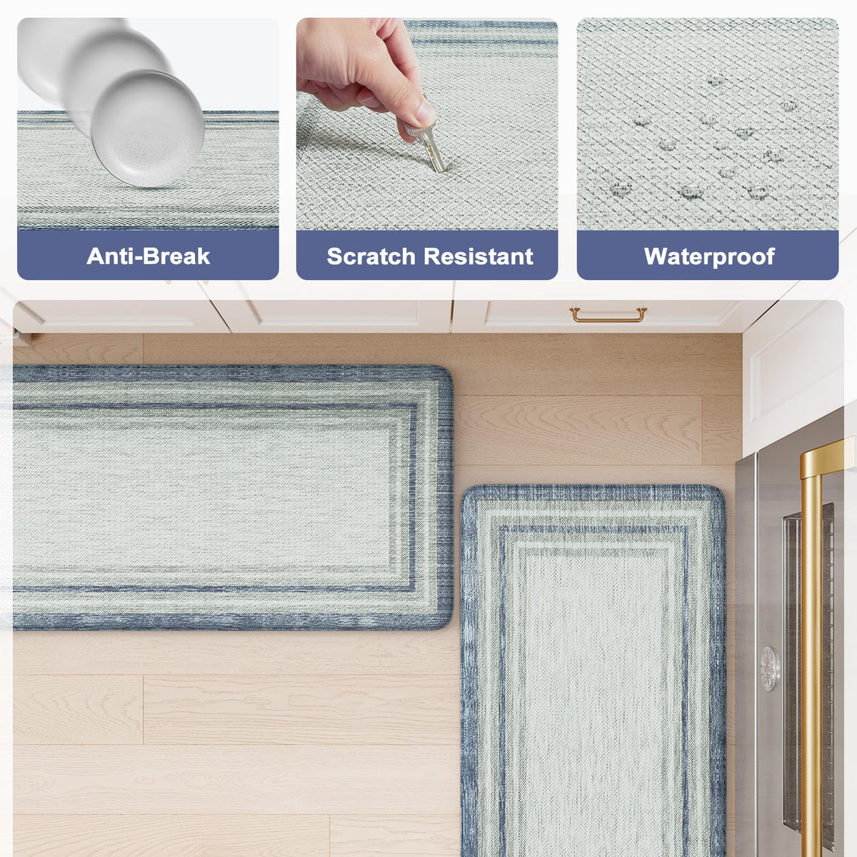KIMODE versatile mat for kitchen, laundry room, office, and more