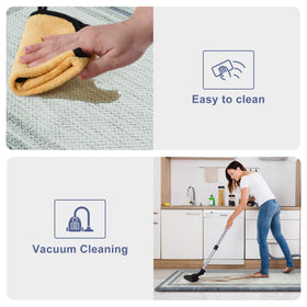 KIMODE memory-foam style cushion supports feet and knees at the sink