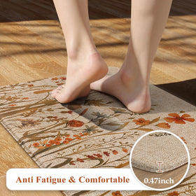 KIMODE non-slip bottom keeps the mat in place on hard floors.