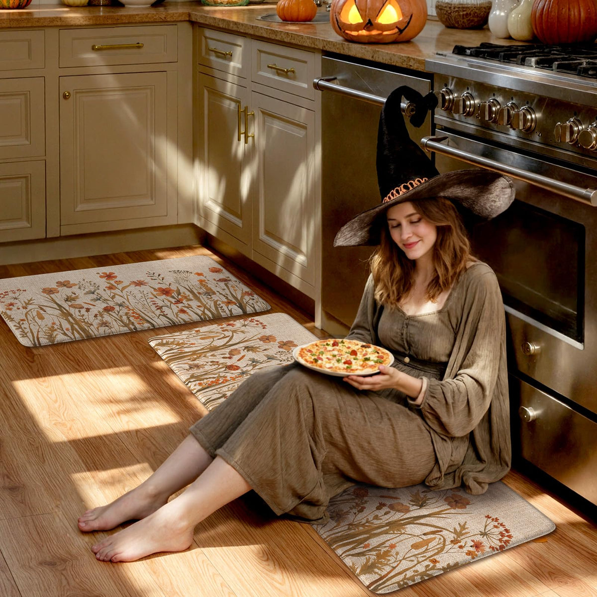 KIMODE cushions provide ample support for long stands on dry floors.