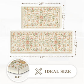 KIMODE waterproof and oil-resistant kitchen mat for easy cleanup