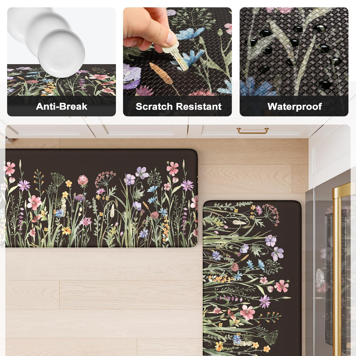 Kimode waterproof and stain-resistant surface simplifies cleanup after spills
