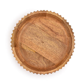 Kimona fruit bowl exterior pattern showing handcrafted details