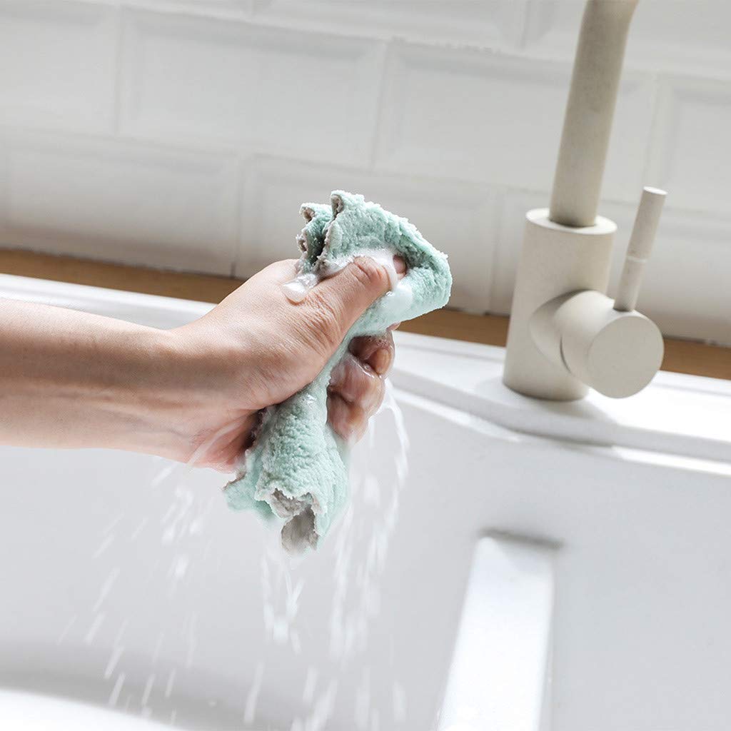 Kimteny 12 pack kitchen towels pack shot highlighting ample supply for daily chores.