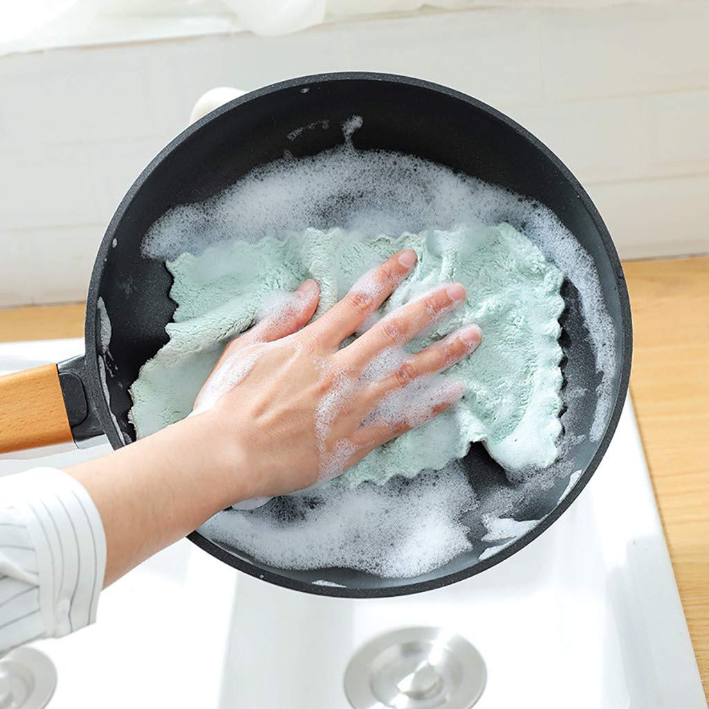 Kimteny multiuse dish cloths work on windows, appliances, and dusting.