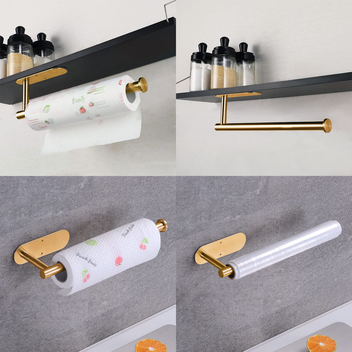 Kinbrace brushed-gold close-up on durable stainless steel finish