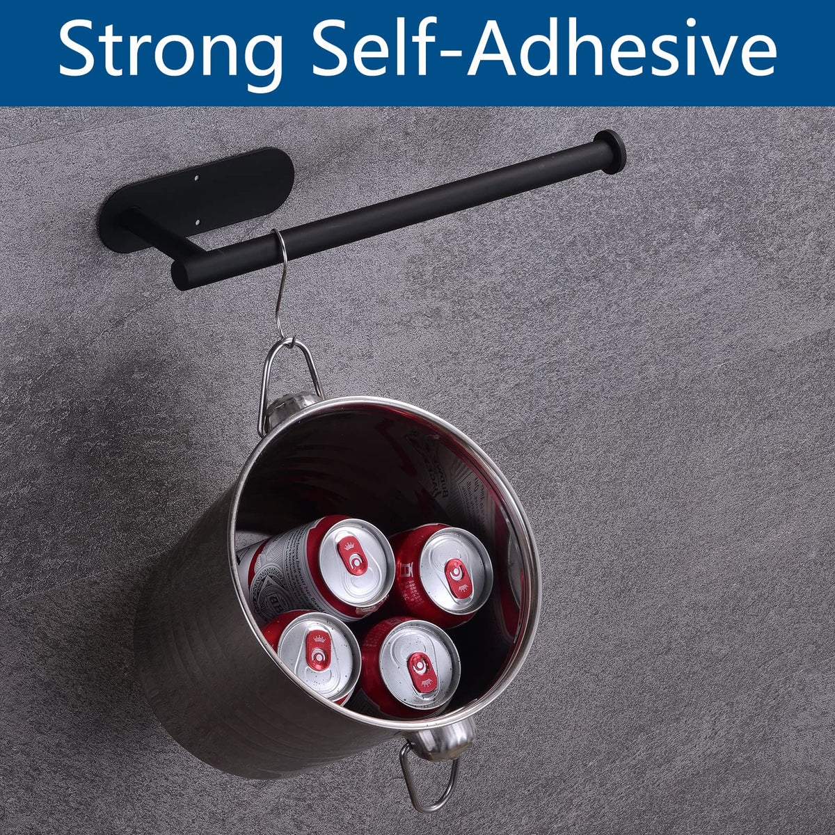 Kinbrace paper towel holder suitable for kitchen and bath