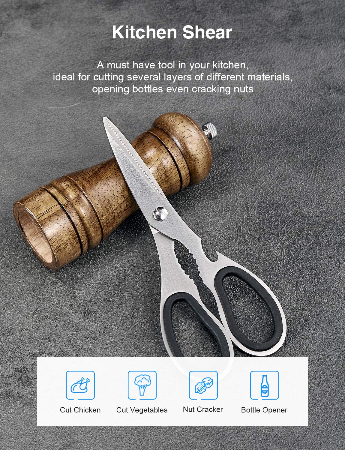 Kincano 4.5-inch utility knife for versatile trimming tasks