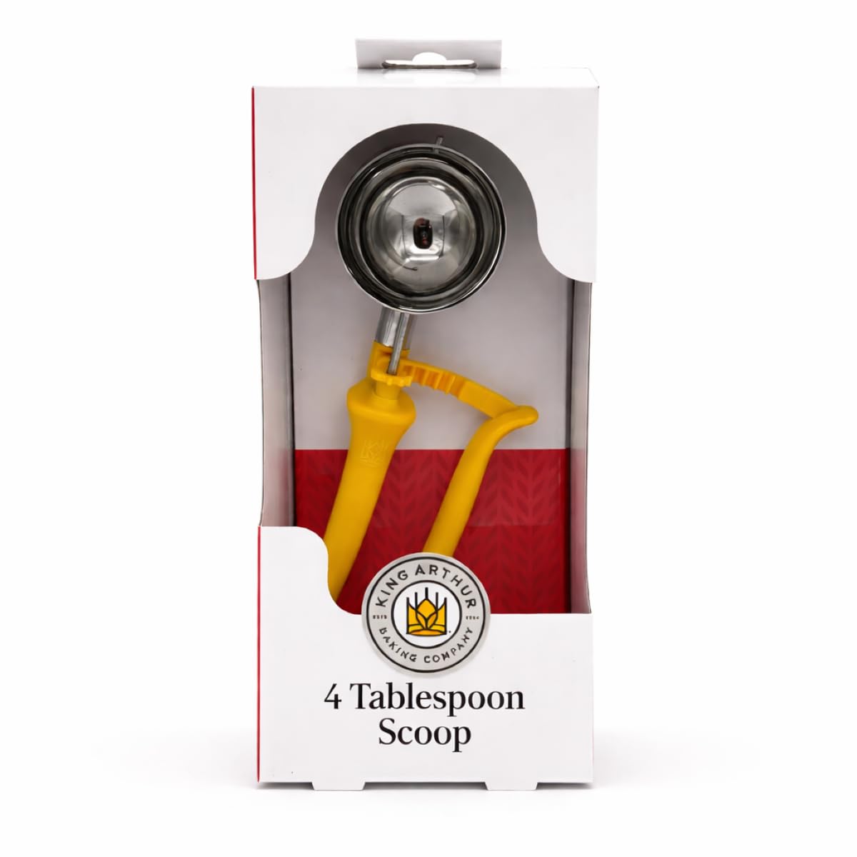 King Arthur 4-tablespoon scoop with handle for precise jumbo portions.