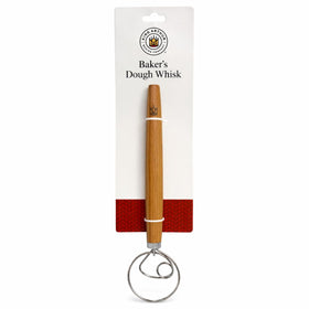 King Arthur Baker’s Dough Whisk single-loop design for smooth, clog-free mixing.