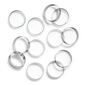 King Arthur ring set supports batch baking with 12 durable pieces.