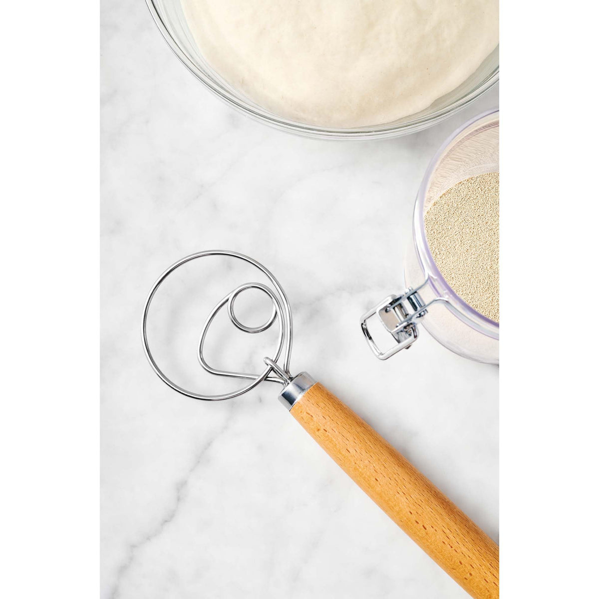 King Arthur tool is suitable for no-knead dough and batter tasks.