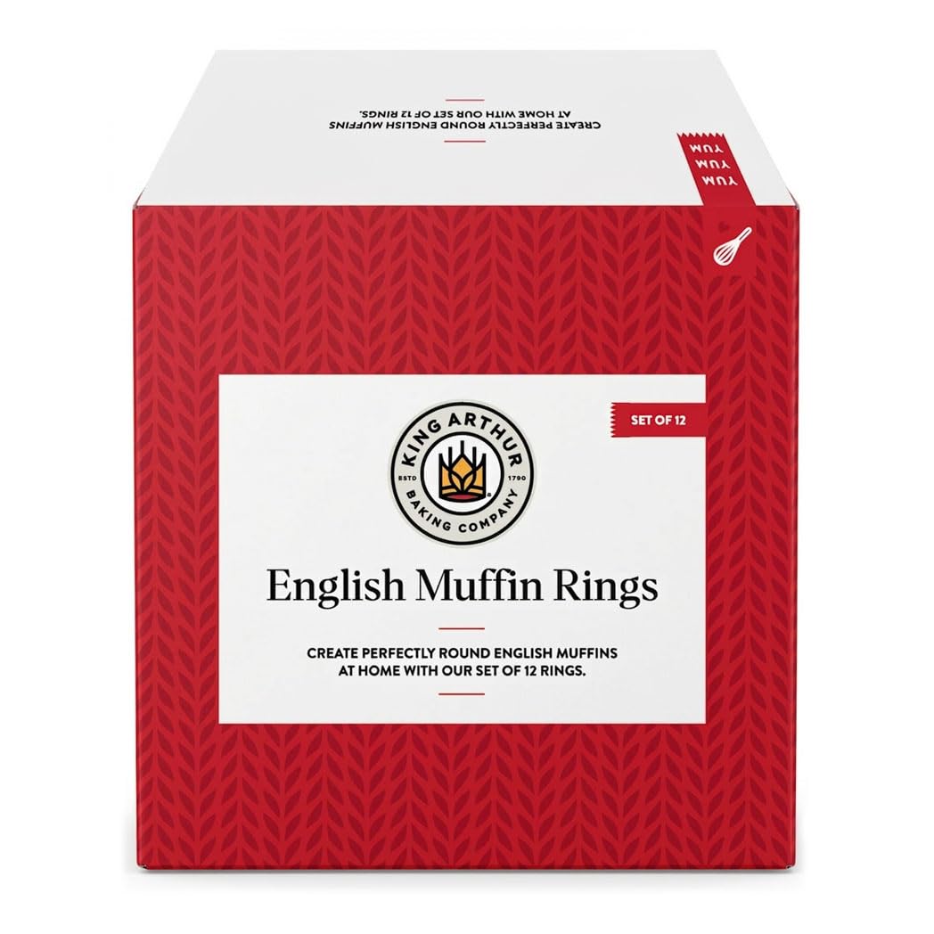 King Arthur dishwasher-safe rings simplify cleanup after cooking.