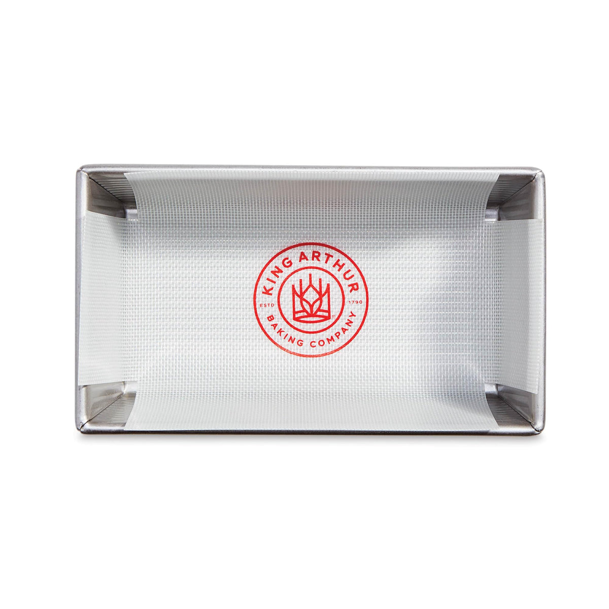 King Arthur lifter fits 8.5x4.5 inch pans for reliable release.