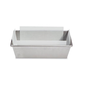 King Arthur lifter fits 9x5 inch pans for easy de-panning.