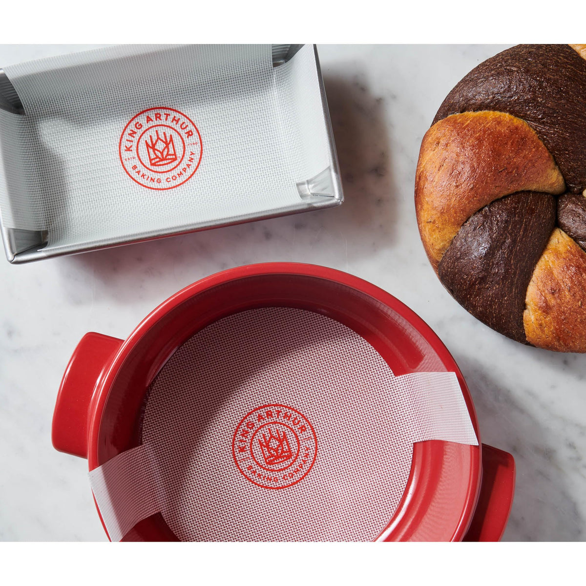 King Arthur nonstick release helps quick breads slide out smoothly.