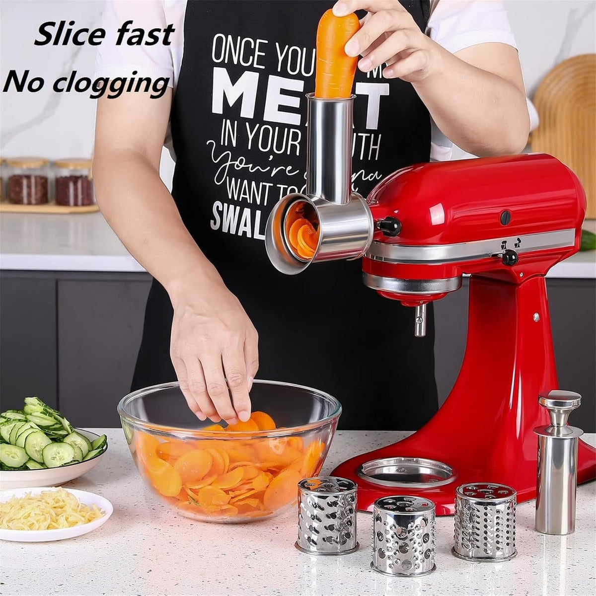 KINGEAGLE dishwasher safe parts simplify cleanup after meals