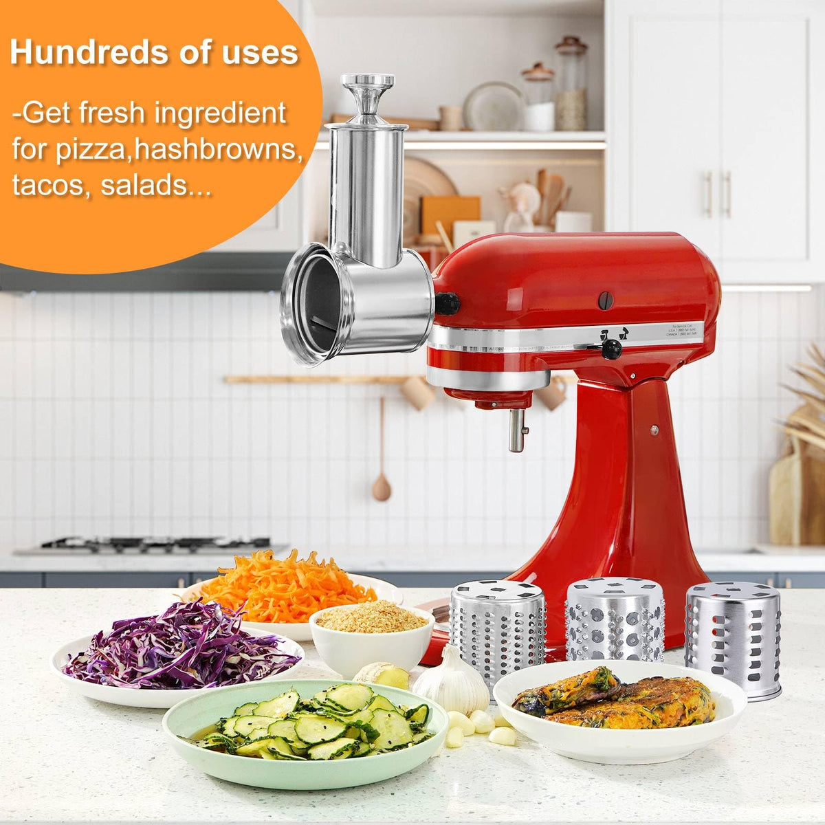 KINGEAGLE ergonomic food pusher knob reduces hand strain during prep.