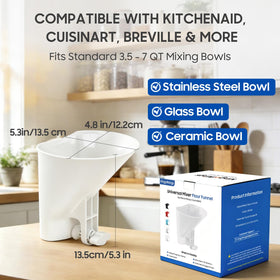 KingofKings food-grade funnel stays hygienic and dishwasher-safe after baking sessions