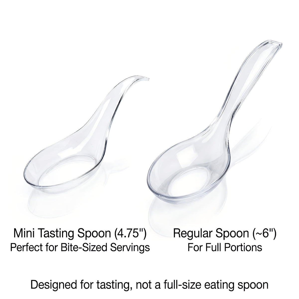 Kingrol bulk-pack catering spoons simplify quick cleanup after receptions.