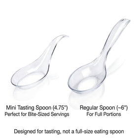 Kingrol bulk-pack catering spoons simplify quick cleanup after receptions.