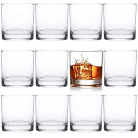Kingrol 12-pack double old fashioned glass shows crystal clarity for elegant whiskey service