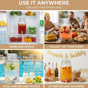 Kingrol durable thick-wall glass keeps beverages colder longer.