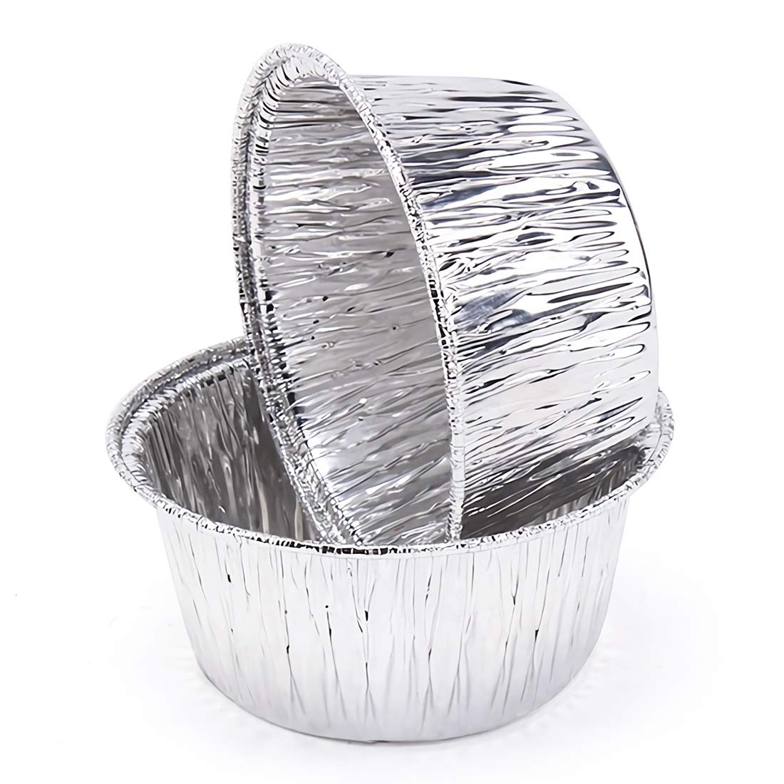 Close-up of Kingrol 4 oz foil ramekin ready for baking