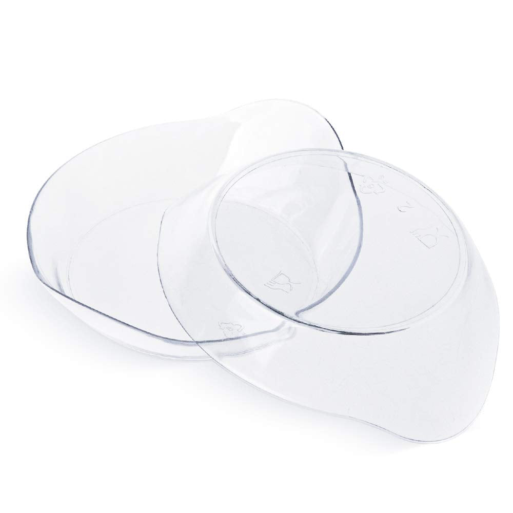 Kingrol mini dessert plates stacked for easy prep and portable party setup.