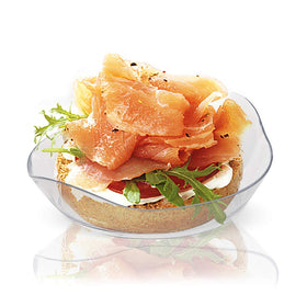 Kingrol mini dessert plates 3-1/8 inch size for tasting portions.