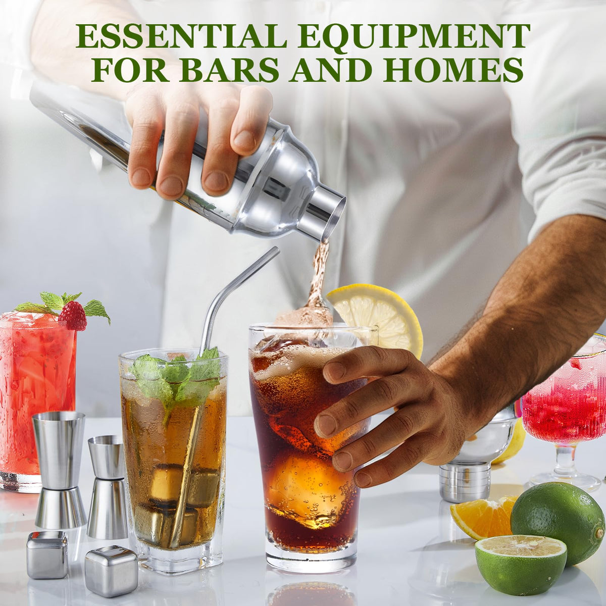 KINGROW recipe booklet guides you through classic cocktails and twists.