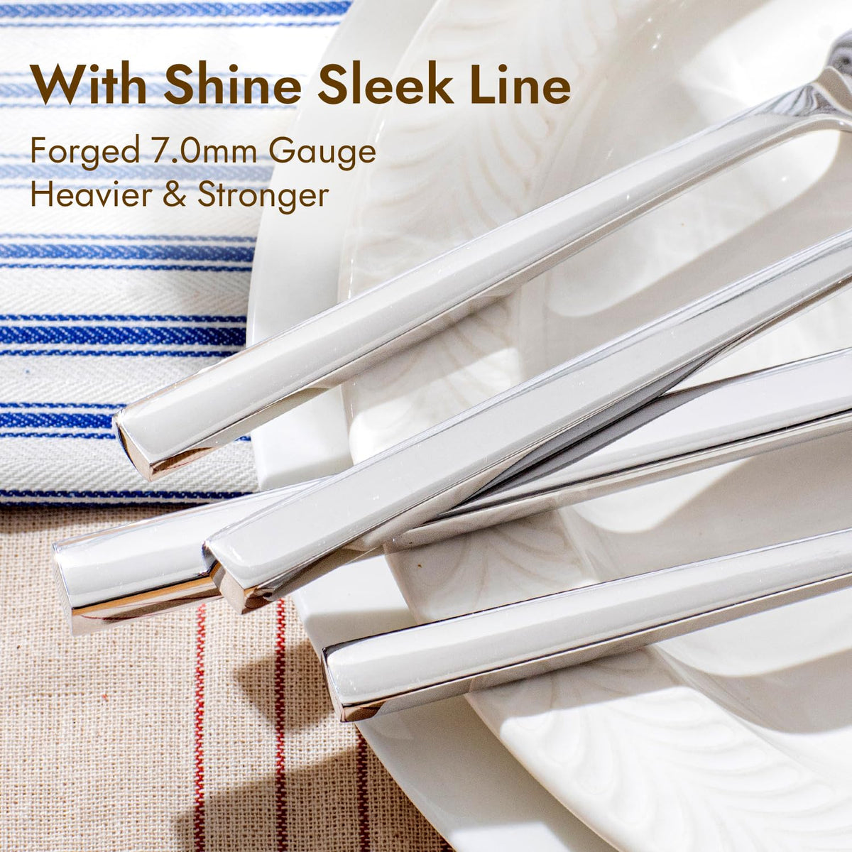 KINGSTONE 18/0 stainless steel detail highlighting durability and corrosion resistance.