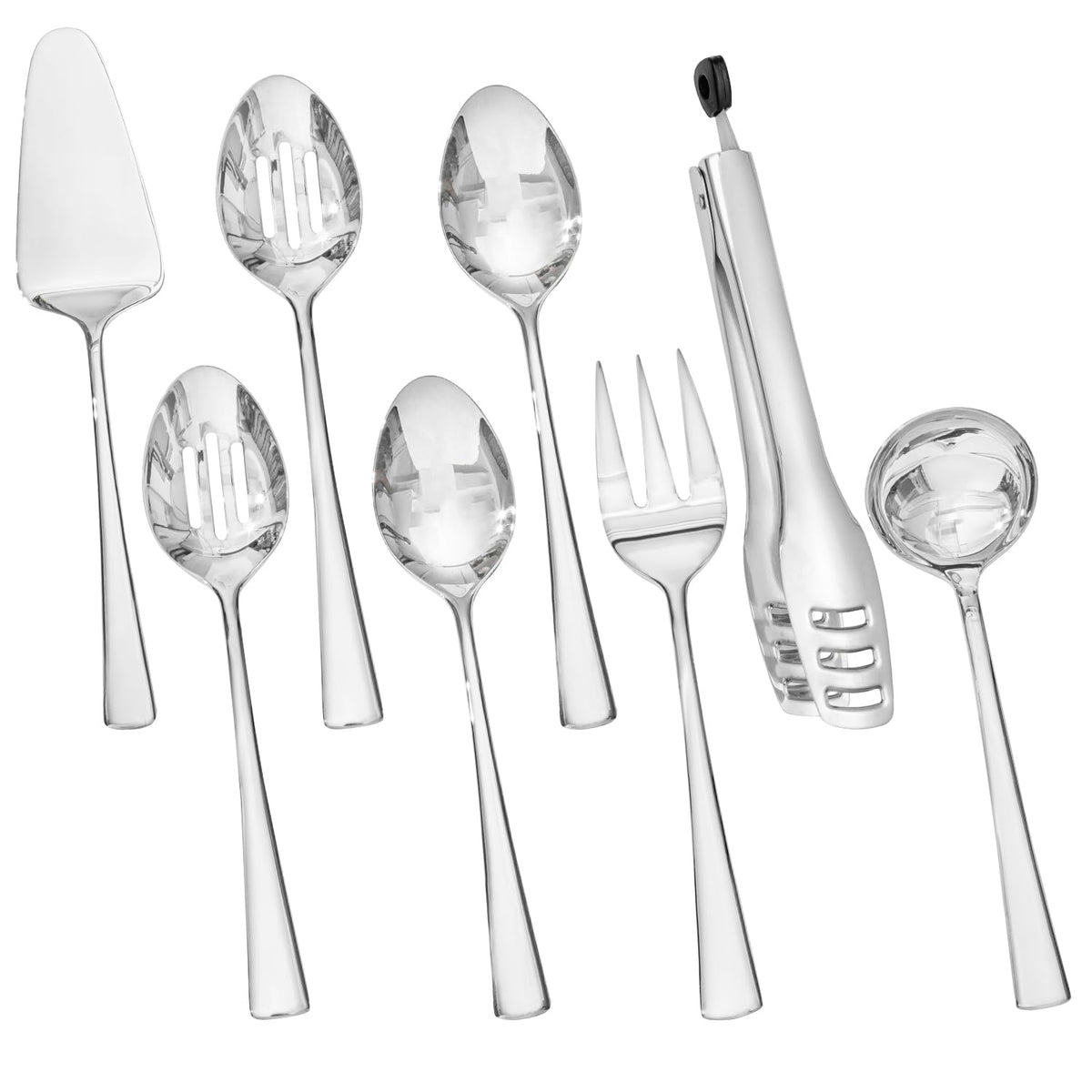 Kingstone 8-piece utensils spoons for buffet serving and easy portions.