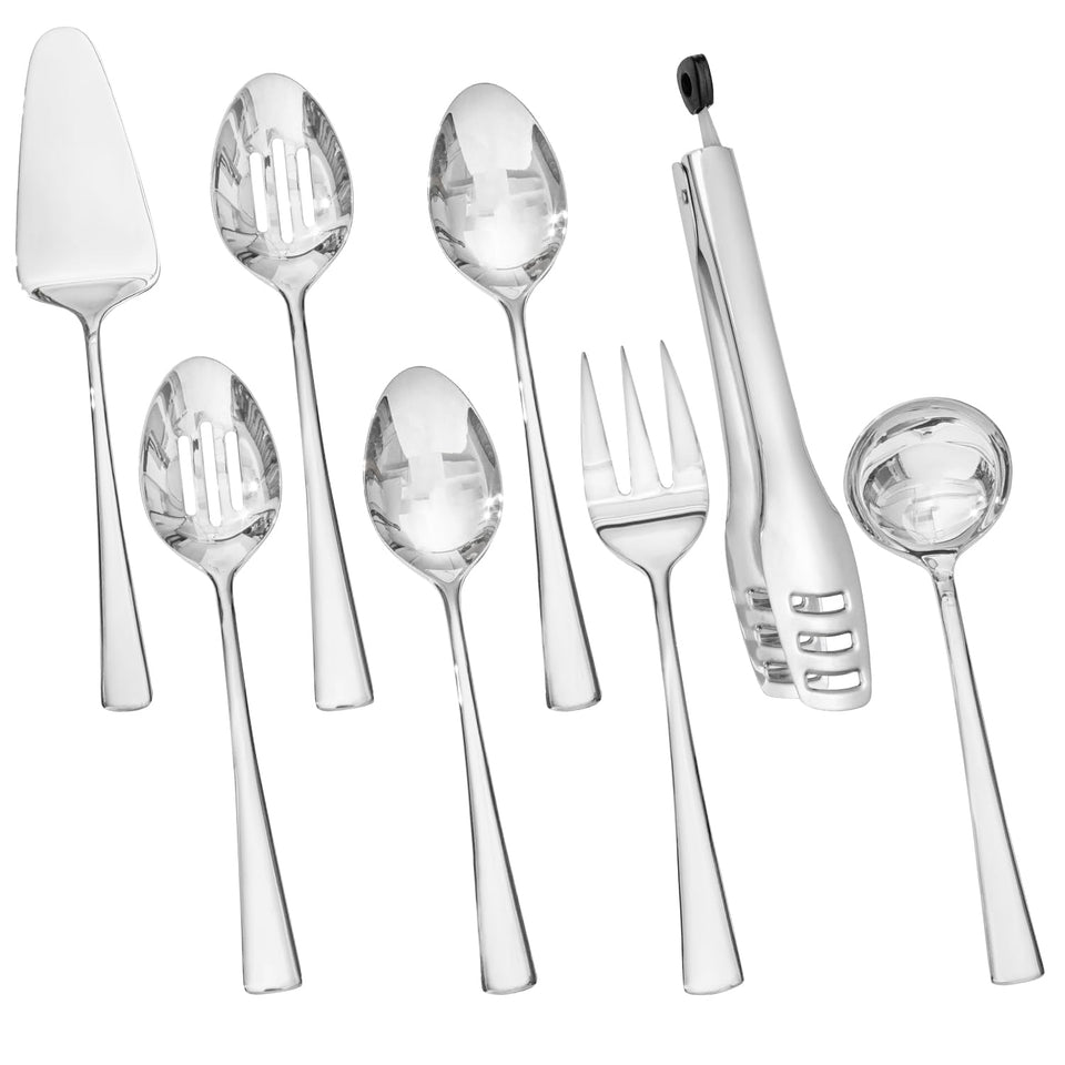 Kingstone 8-piece utensils spoons for buffet serving and easy portions.