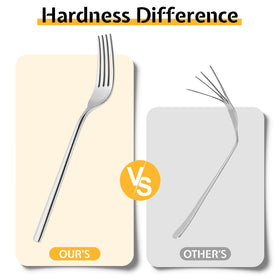 Kingstone dinner fork with mirror finish for everyday and formal settings.