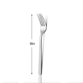 Kingstone 12-piece dinner fork set showcases dishwasher-safe durability.