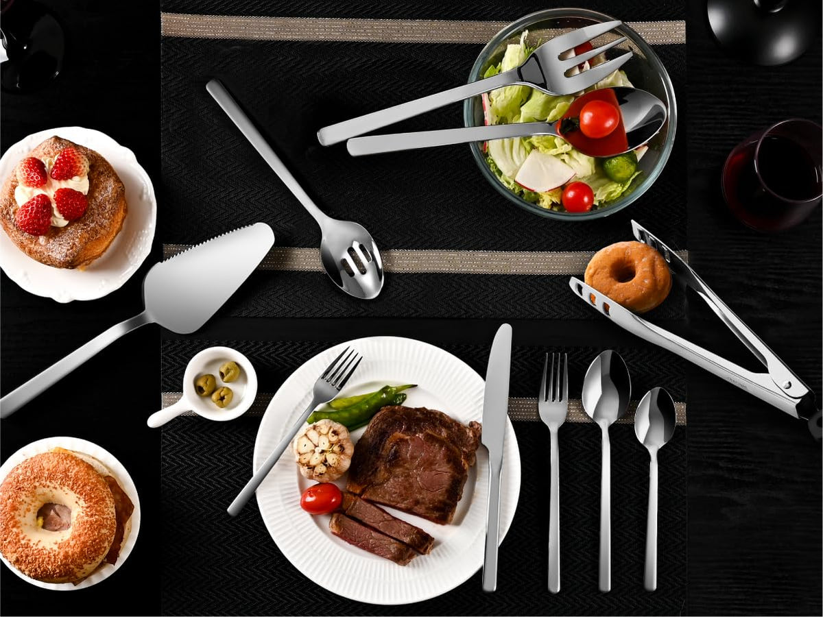KINGSTONE dinner forks 18/10 sturdy for everyday meals.