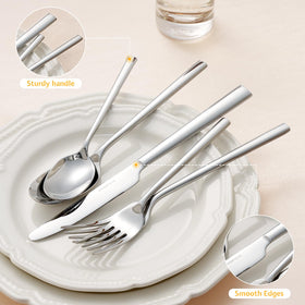 Kingstone dinner spoon with mirror finish for soups and desserts.