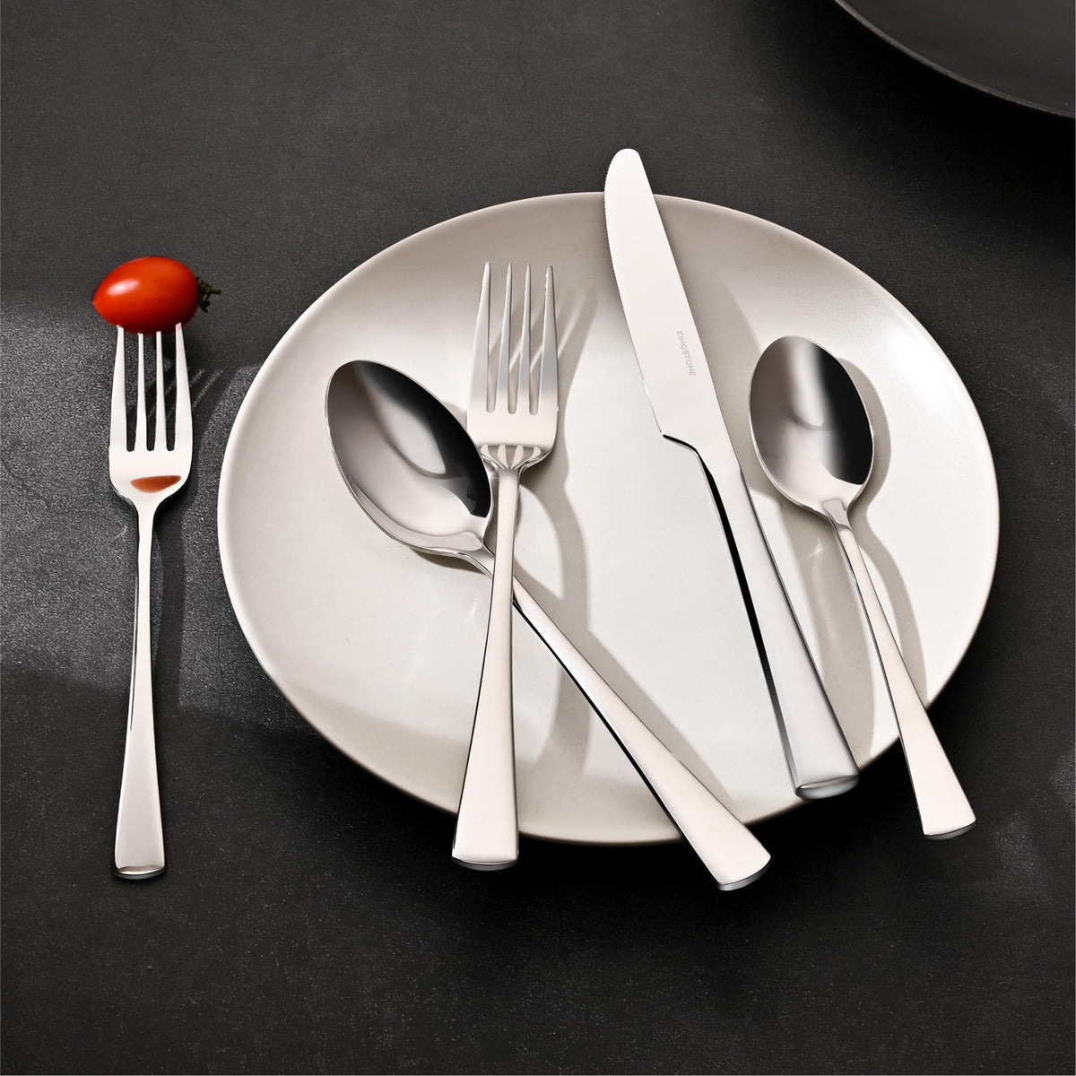 KINGSTONE care-friendly set designed for easy dishwasher-safe cleanup.