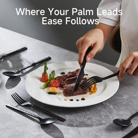 Kingstone black silverware makes a refined gift for hosts