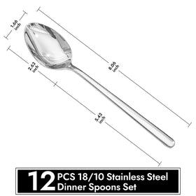 KingStone stainless steel spoons close-up show durable, corrosion-resistant construction