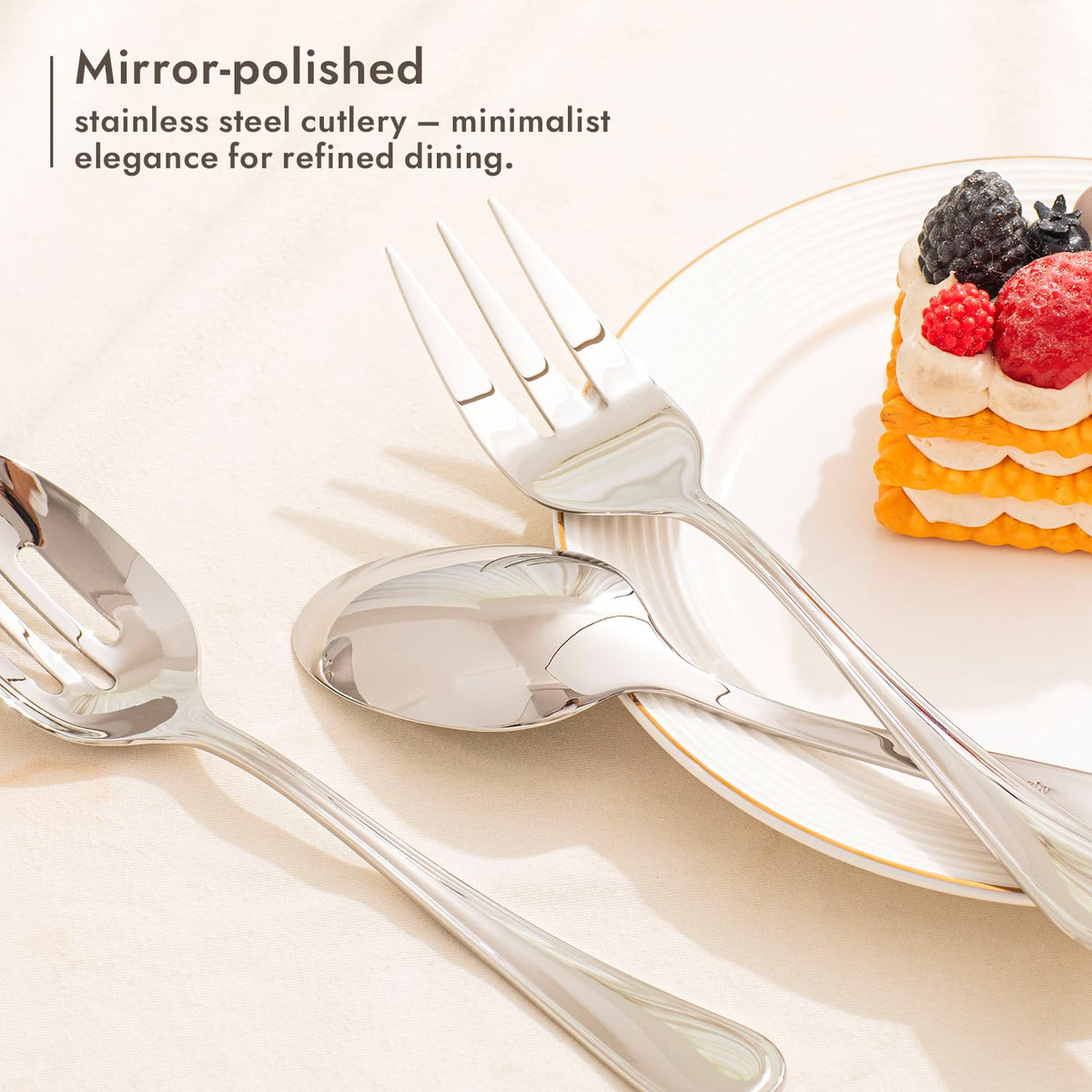 KINGSTONE teardrop soup ladle perfect for soups and stews at parties.