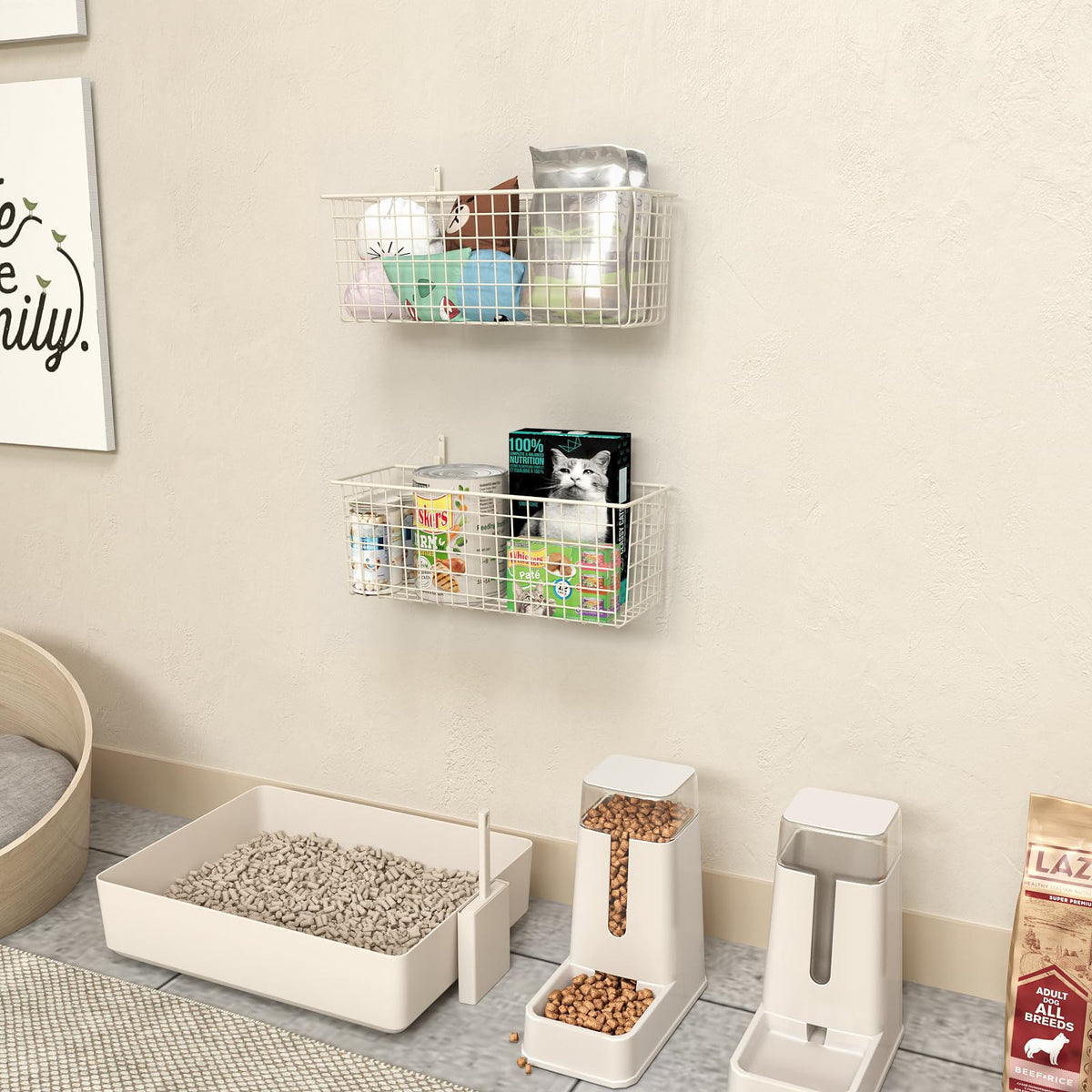 KINLINK space-saving design on the wall frees floor space and enhances decor.